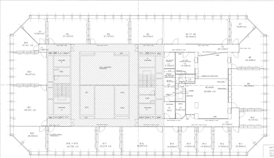 Bureau Pantin 1715m² Vente bureau Pantin Seine-Saint-Denis OVBUR2314629 7